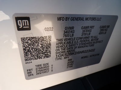 2022 GMC Yukon SLT