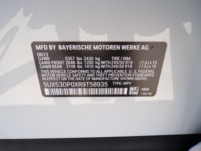2024 BMW X3 xDrive30i