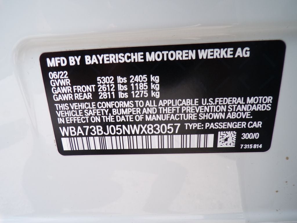 2022 BMW 5 Series 540i xDrive