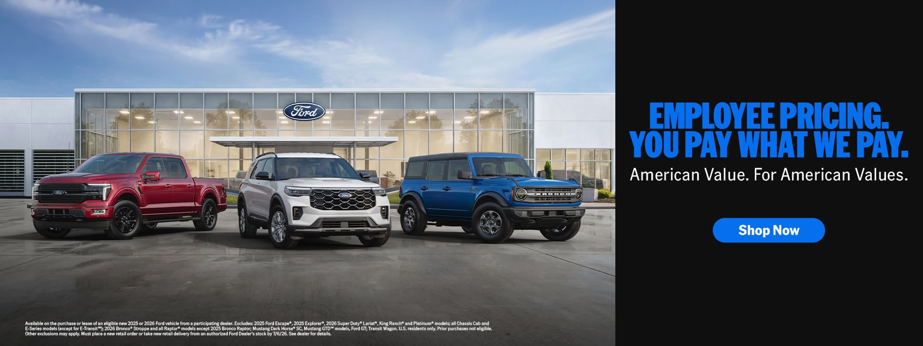 Employee Pricing You Pay What We Pay. at Celebrity Ford of Toms River in Toms River