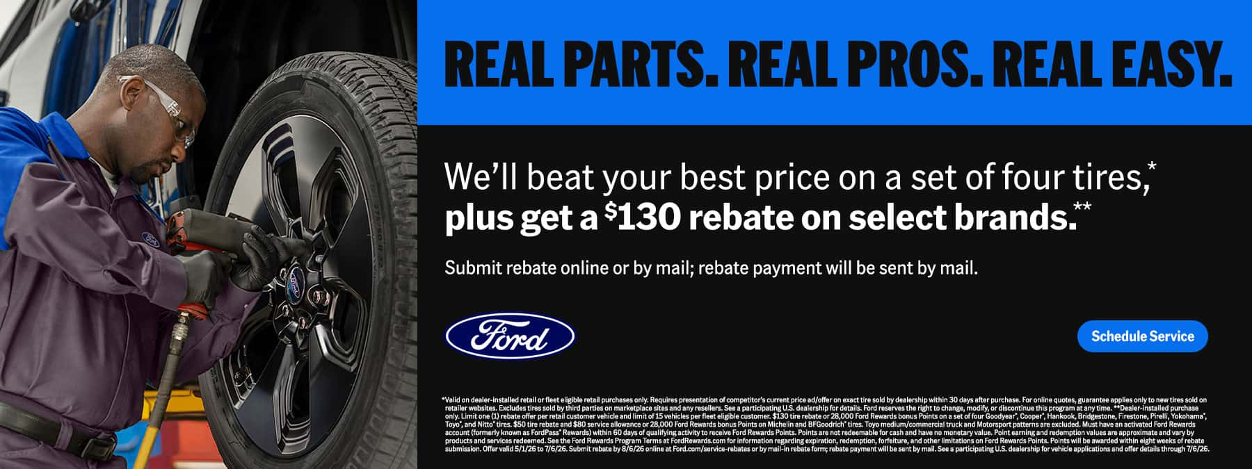 Real Parts. Real Pros. Real Easy. at Celebrity Ford of Toms River in Toms River 