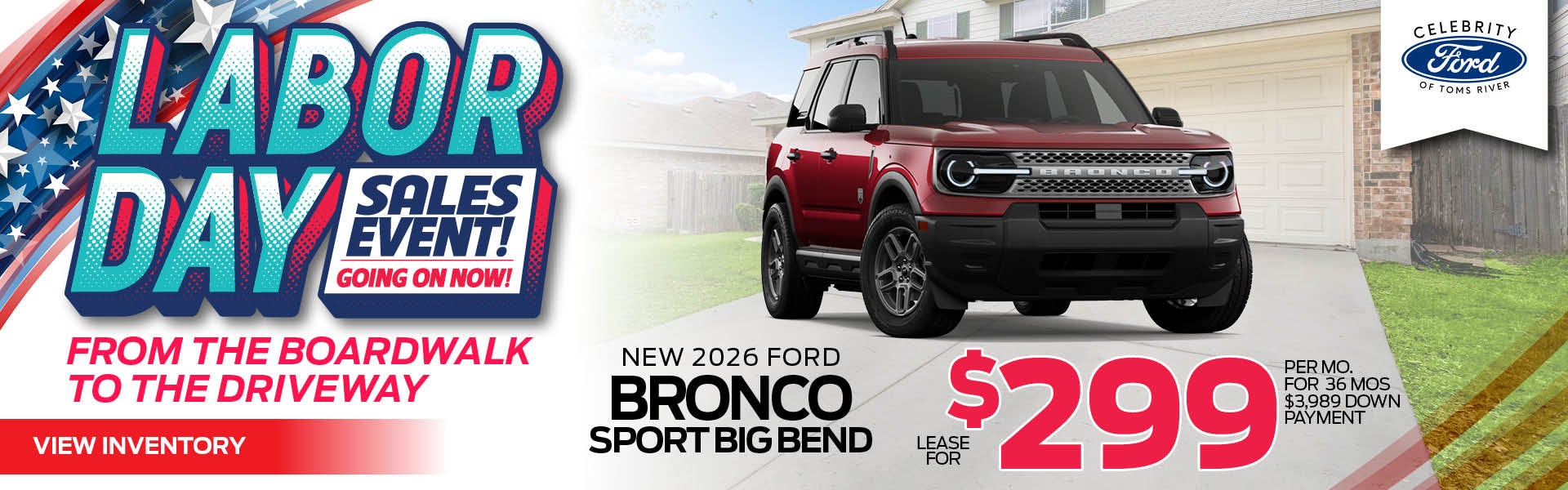 Bronco sport 299/mo
