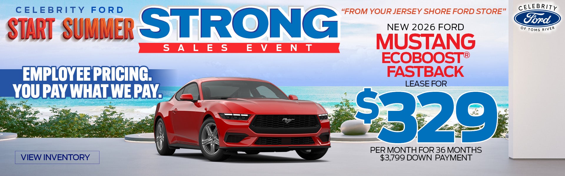 Mustang $329/mo