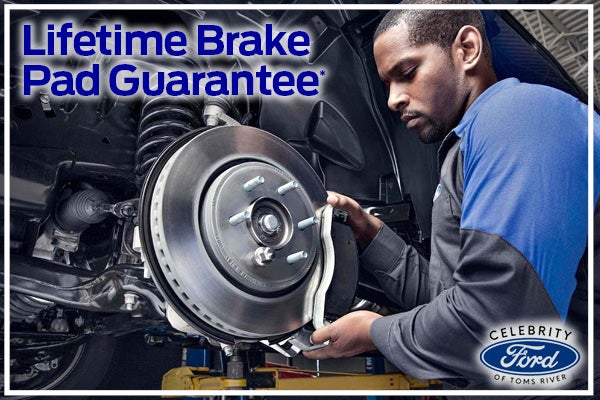 Lifetime Brake Pad Guarantee*