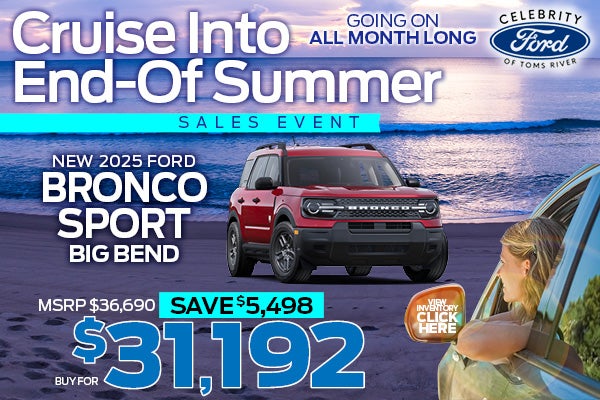Bronco Sport sale 