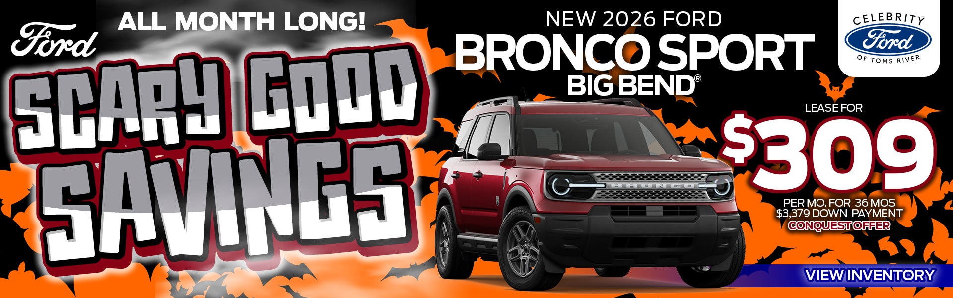 Bronco sport 309/mo