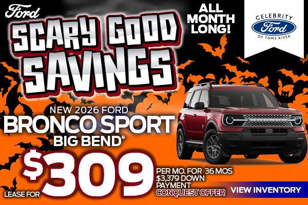 Bronco sport 309/mo